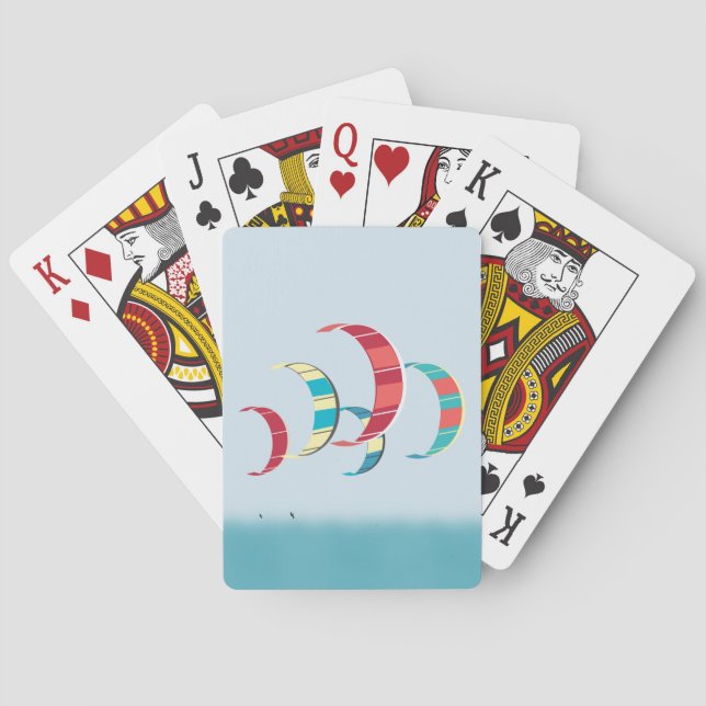 Kite Surfing Poker Cards (Back)