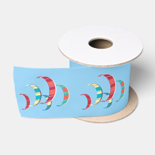 Kite Surfing Satin Ribbon