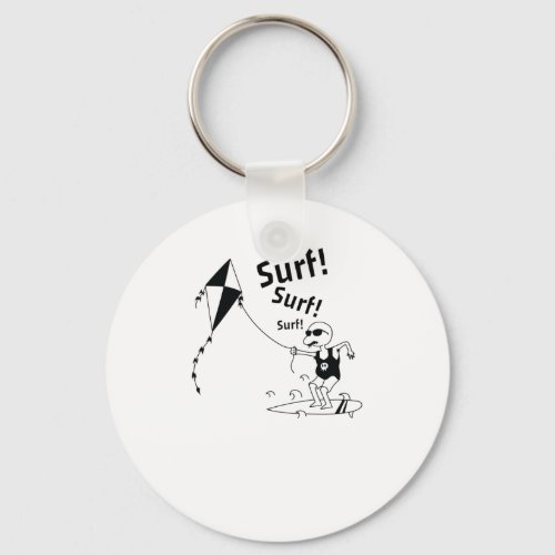 Kite Surfing Surfen im Wind Keychain