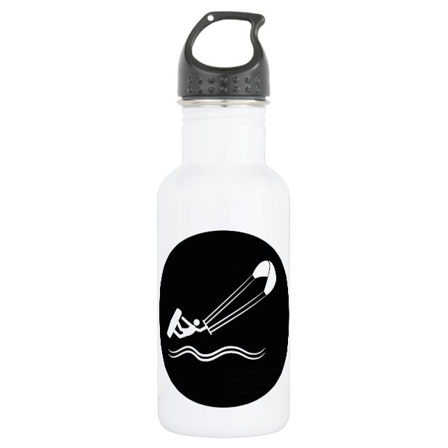 Kite Surfing Water Bottle (Front)