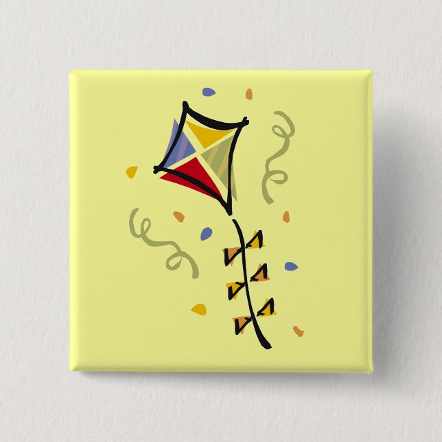 Kite Tshirts and Gifts Pinback Button (Front)