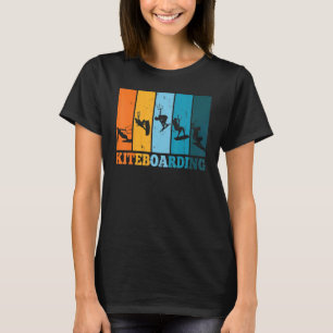 Kiteboard Kitesurf Kiteboarding Kitesurfing Retro  T-Shirt