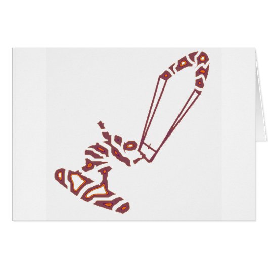 Kiteboard Never Hesitate Cards (Front Horizontal)