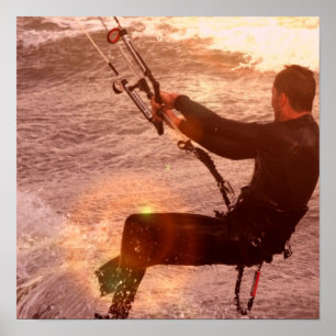 Kiteboard Poster Print