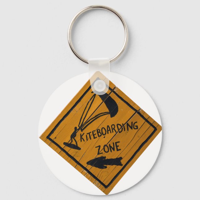 Kiteboard Sign Keychain (Front)