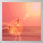 Kiteboarder Sunset Print
