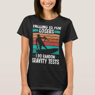Kiteboarder Vintage Random Gravity Tests Funny Kit T-Shirt