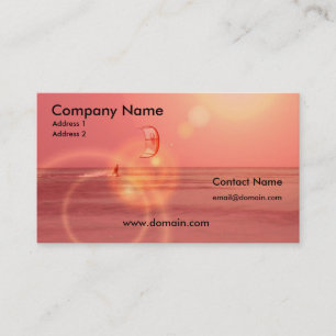 Kiteboarding Business Card