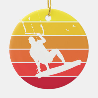 Kiteboarding Ceramic Ornament