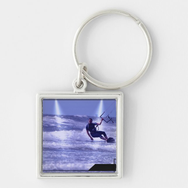 Kiteboarding Design Keychain (Front)