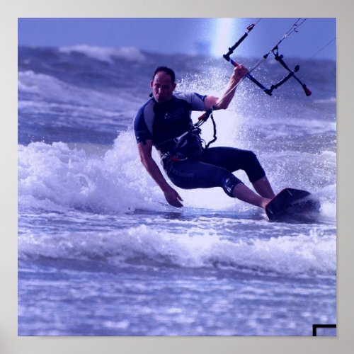 Kiteboarding Design Poster