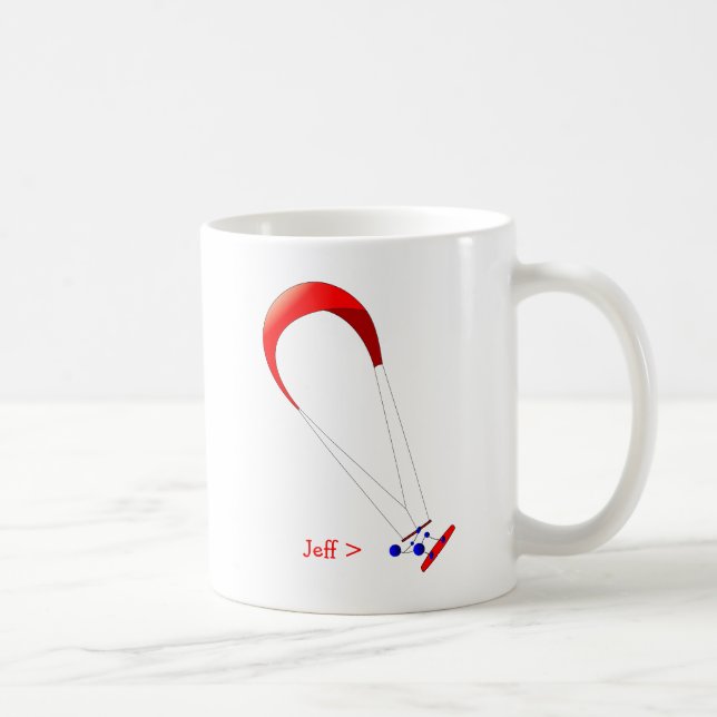 Kiteboarding Kitesurfing Gifts Coffee Mug (Right)