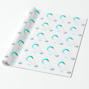 Kiteboarding Kitesurfing Gifts Wrapping Paper