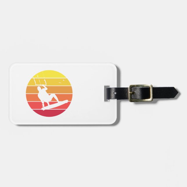 Kiteboarding Luggage Tag (Front Horizontal)
