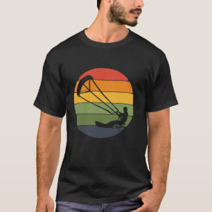 Kiteboarding Retro Tropal Summer T-Shirt