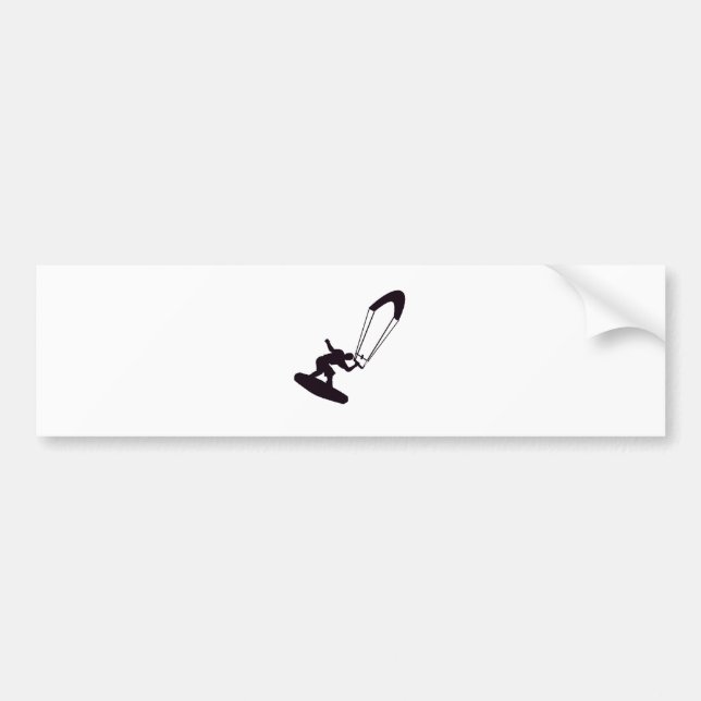 Kiteboarding True Bumper Sticker (Front)