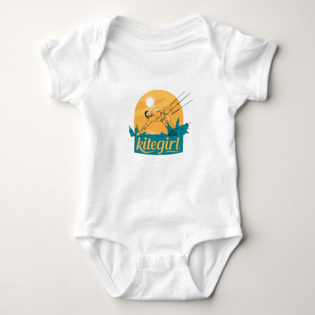 Kitegirl Baby Bodysuit (Front)