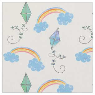 Kites and Rainbows Fabric