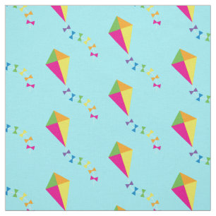 Kites Cute Colorful Kids Fabric