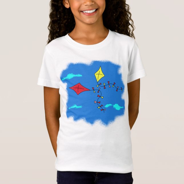 Kites in the Blue Sky T-Shirt (Front)