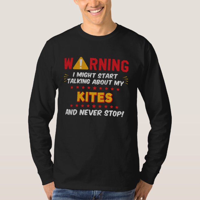 Kites  Joke Graphic T-Shirt (Front)