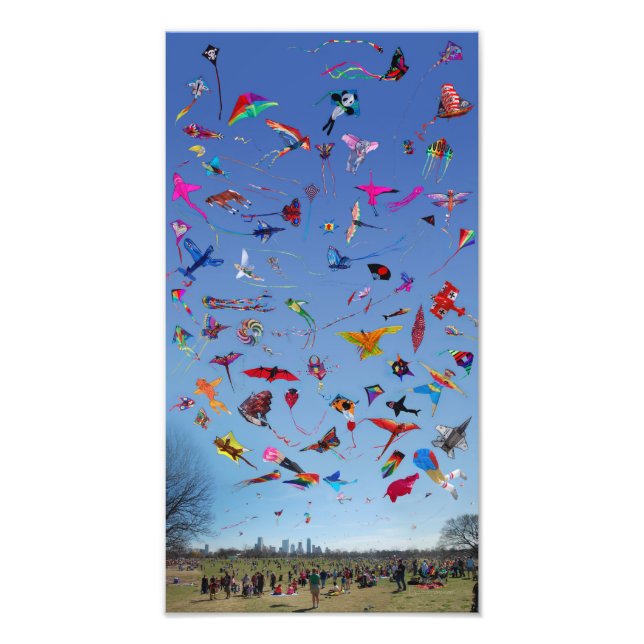 Kites Kites Kites In the Sky Photo Print (Front)