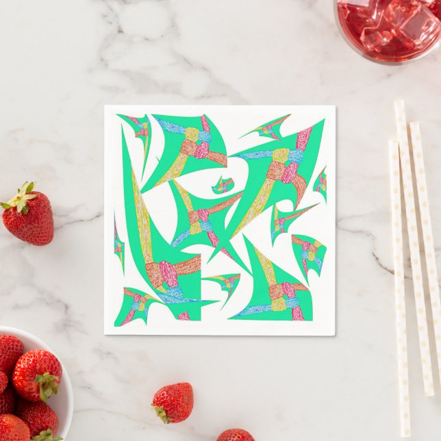 Kites of Connection Paper Napkins (Insitu)