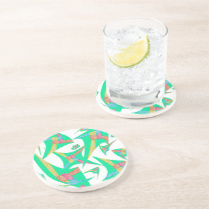 Kites of Connection Sandstone Coaster