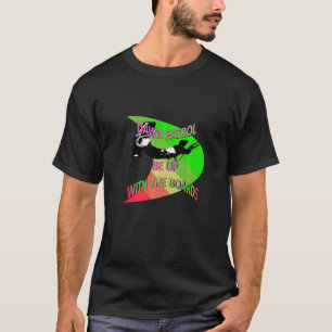Kitesurfer Action Extreme Sport Pink Green T-Shirt