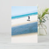 Kitesurfer boosts an air (Standing Front)