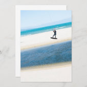 Kitesurfer boosts an air (Front/Back)