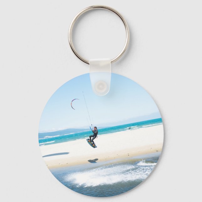 Kitesurfer boosts an air keychain (Front)