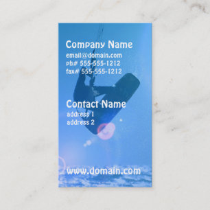 Kitesurfing Air Business Card