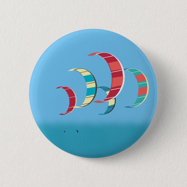 Kitesurfing Button (Front)