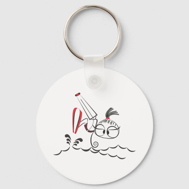 Kitesurfing doll keychain (Front)
