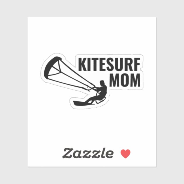 Kitesurfing Kiteboarding Kite riding Mom Sticker (Sheet)