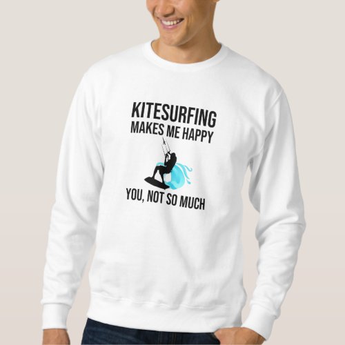 Kitesurfing Kiteboarding Kitesurfer Kiteboarder Sweatshirt