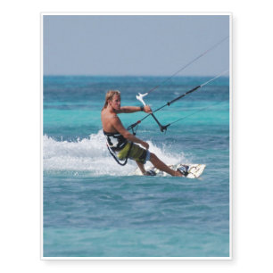 Kiting Sport Temporary Tattoos