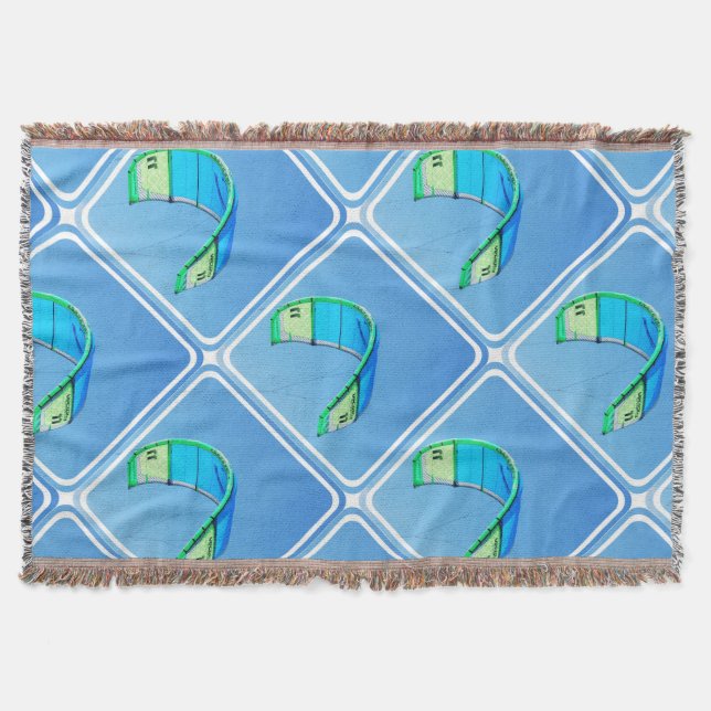 Kiting Throw Blanket (Front)