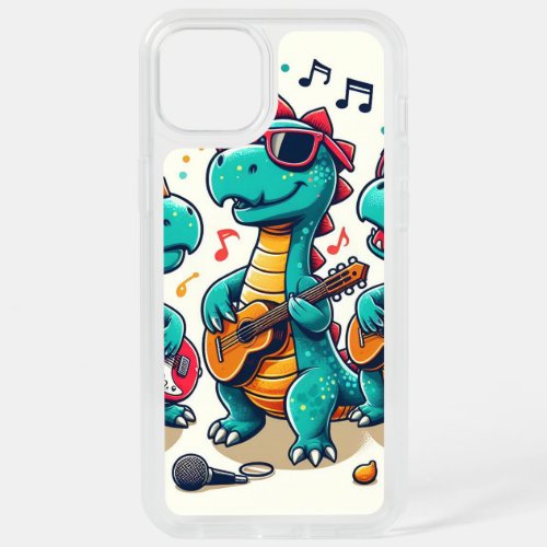Kitsch 90s Cartoon dinosaurs iPhone 15 Plus Case