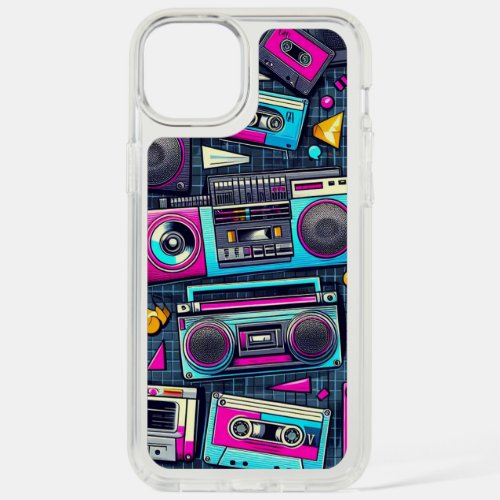 Kitsch 90s Funky Patterns iPhone 15 Plus Case