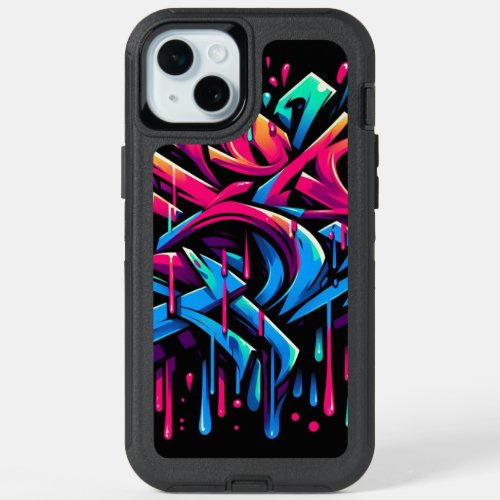 Kitsch 90s Graffiti iPhone 15 Plus Case