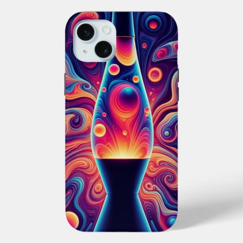 Kitsch 90s Lava lamp iPhone 15 Plus Case