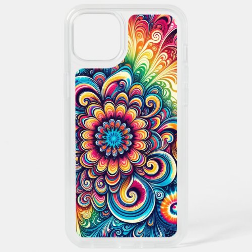 Kitsch 90s Psychedelic iPhone 15 Plus Case