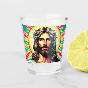 Kitsch Jesus shot glasses! Glass
