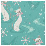 Kitsch Kitten Collectibles - Siamese Cats Fabric