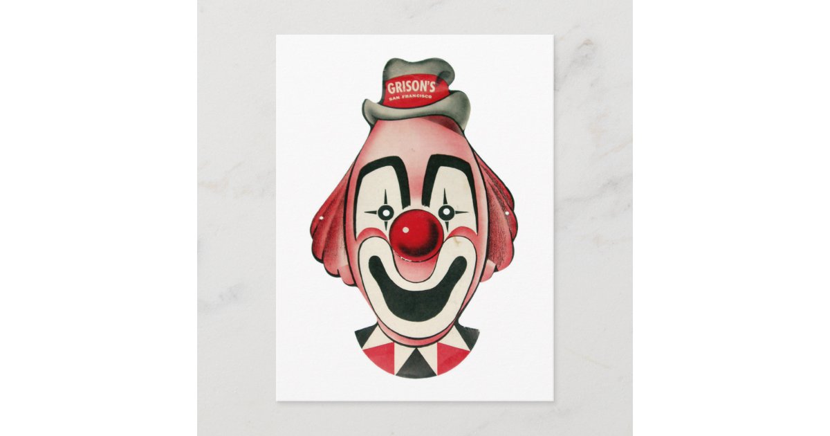 circus clown face