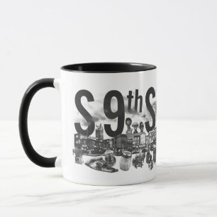 Kitschen Fatty S 9th St Mug Slick Black