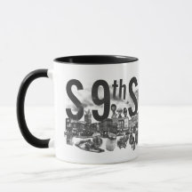Kitschen Fatty S 9th St Mug Slick Black