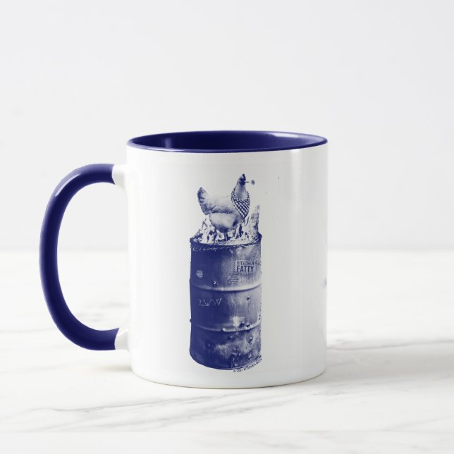 Kitschen Fatty Stoner Chicks Mug Deli Blue (Left)